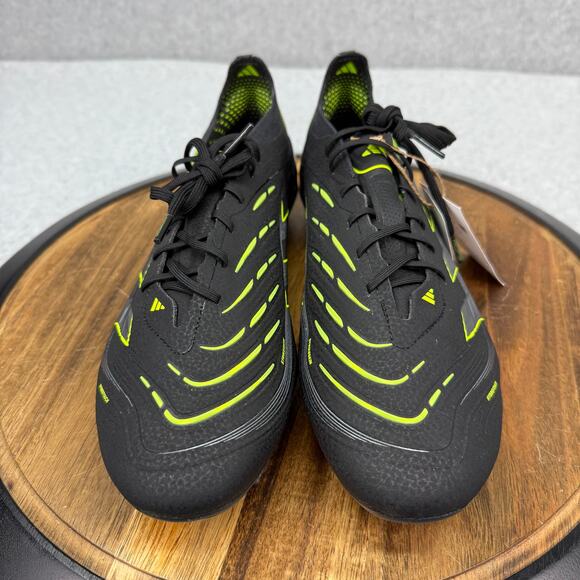Adidas Predator Elite FG Soccer Cleats Men\'s 12 Electric Stealth Pack JI1085